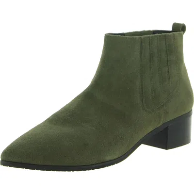 NYDJ GILLIAN WOMENS SUEDE ANKLE CHELSEA BOOTS