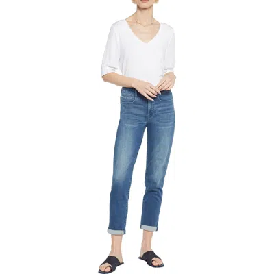 NYDJ GIRLFRIEND WOMENS TUMMY SLIMMING DENIM SKINNY JEANS