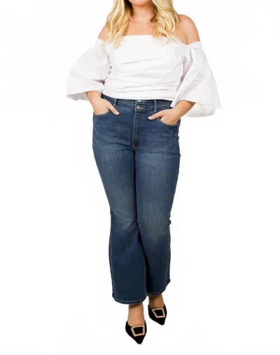 Nydj High Rise Ava Flare Jeans - Plus In Lovesick In Multi