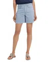 Nydj High Rise Berkyn Relaxed Denim Shorts In Merida Stripe