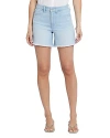 Nydj Womens Medium Wash High-rise Cutoff Shorts In Santorini