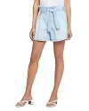 NYDJ HIGH RISE PAPERBAG WAIST SHORTS IN OCEANFRONT