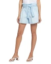 Nydj High Rise Paperbag Waist Shorts In Oceanfront In Oceanfront