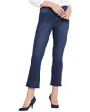 Nydj Billie Exposed Button High Waist Ankle Mini Bootcut Jeans