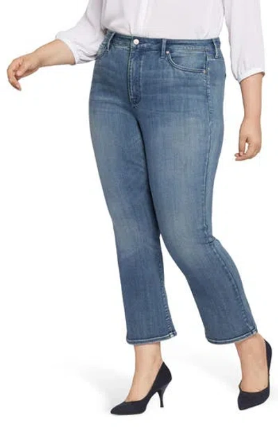 Nydj High Waist Slim Bootcut Jeans In Blue