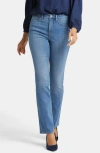Nydj High Waist Slim Bootcut Jeans In Water Canyon