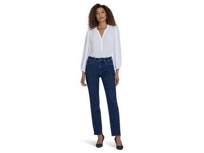 Nydj High-rise Marilyn Straight Jeans In Multi