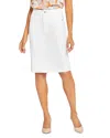 Nydj Hollywood High Rise Skirt In White