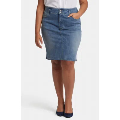 Nydj Hollywood High Waist Denim Pencil Skirt In Rockie