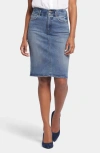 Nydj Hollywood Womens High-rise Denim Denim Skirt In Rockie