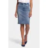 Nydj Hollywood Womens High-rise Denim Denim Skirt In Rockie