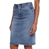 Nydj Hollywood Womens High-rise Denim Denim Skirt In Rockie