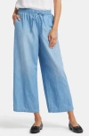 NYDJ JAYNE COTTON PULL-ON ANKLE WIDE LEG JEANS