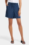 NYDJ JAYNE DENIM ANKLE WIDE LEG DRAWSTRING SHORTS