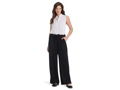 Nydj Jayne Wide Leg Pull-on Pants In Black