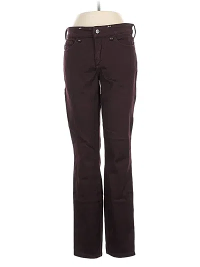 Pre-owned Nydj Jeans In Burgundy