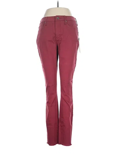 Pre-owned Nydj Jeans In Burgundy