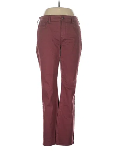 Pre-owned Nydj Jeans In Burgundy