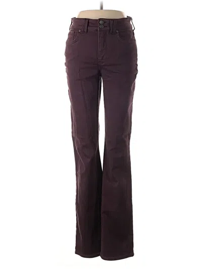 Pre-owned Nydj Jeans In Burgundy