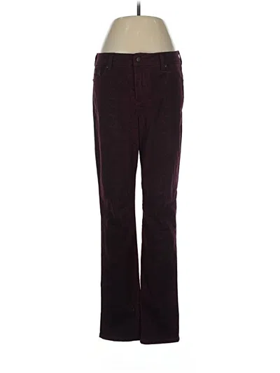 Pre-owned Nydj Jeans In Burgundy