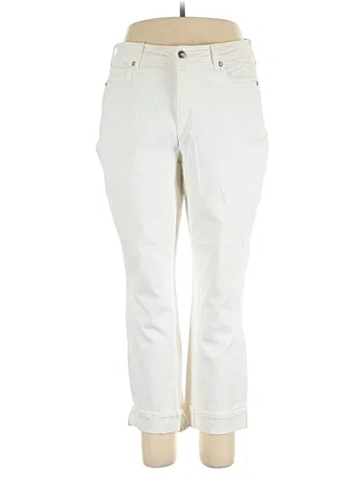Pre-owned Nydj Jeans In Ivory