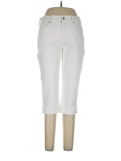 Pre-owned Nydj Jeans In Ivory