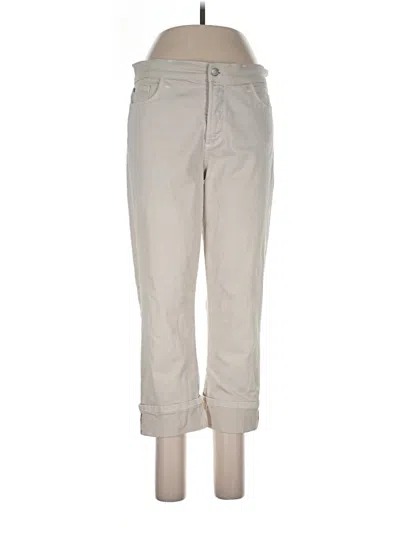Pre-owned Nydj Jeans In Ivory