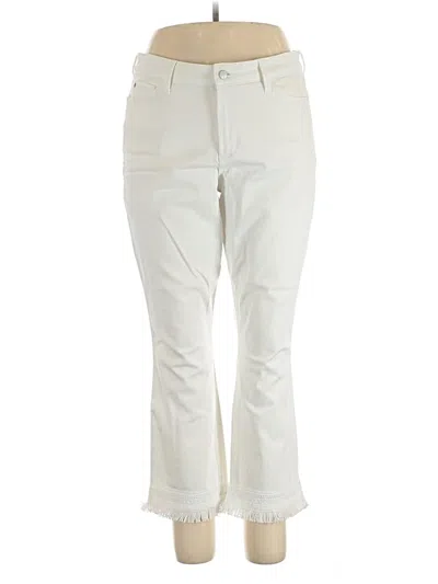 Pre-owned Nydj Jeans In Ivory