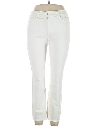 Pre-owned Nydj Jeans In Ivory