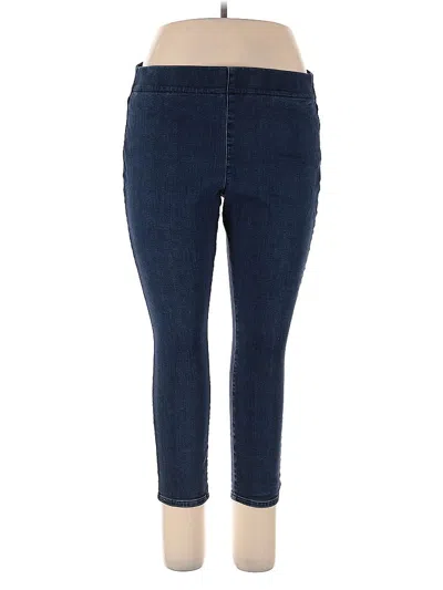 Pre-owned Nydj Jeggings In Blue