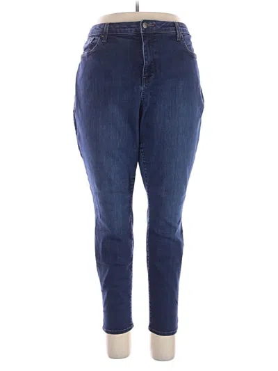 Pre-owned Nydj Jeggings In Blue
