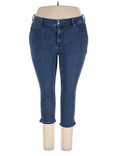 Pre-owned Nydj Jeggings In Blue