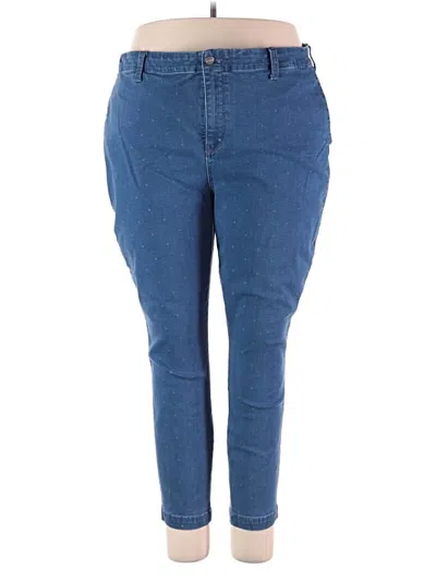 Pre-owned Nydj Jeggings In Blue