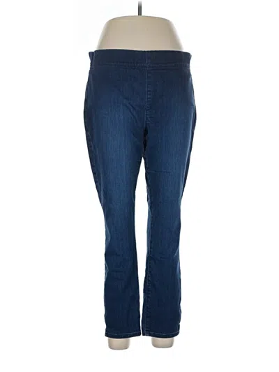 Pre-owned Nydj Jeggings In Blue
