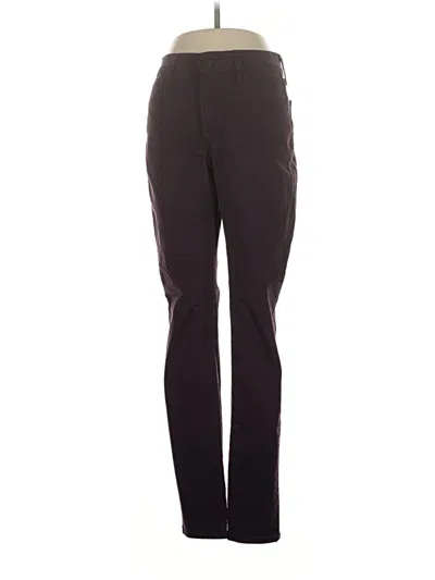 Pre-owned Nydj Jeggings In Burgundy
