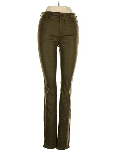Pre-owned Nydj Jeggings In Green