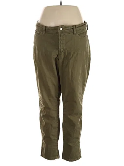 Pre-owned Nydj Jeggings In Green