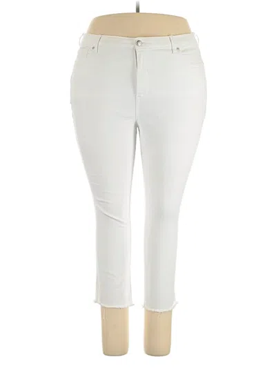 Pre-owned Nydj Jeggings In Ivory