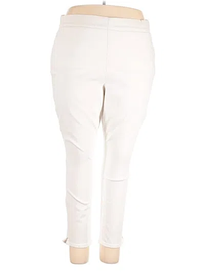 Pre-owned Nydj Jeggings In Ivory