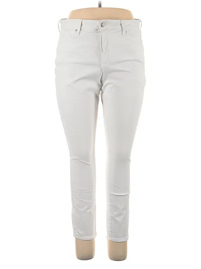 Pre-owned Nydj Jeggings In White