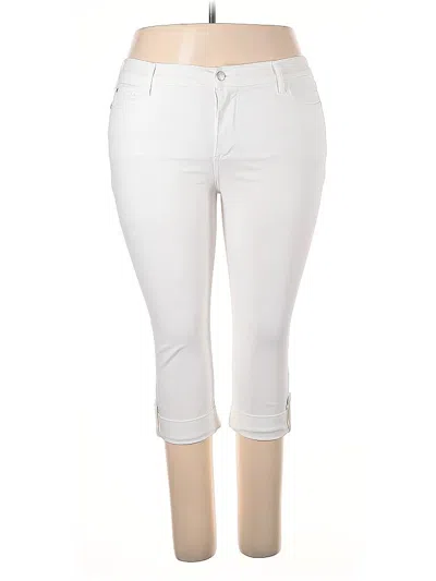Pre-owned Nydj Jeggings In White