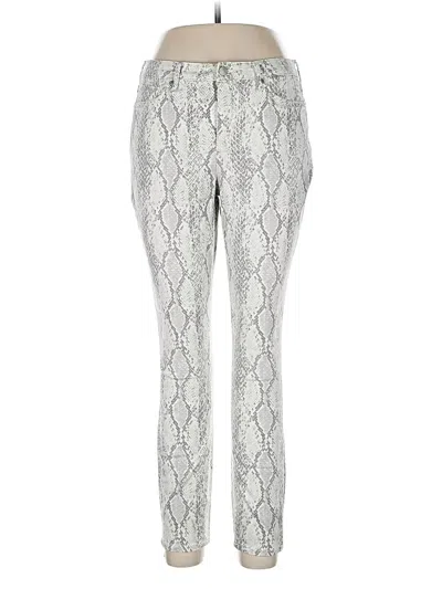 Pre-owned Nydj Jeggings In White