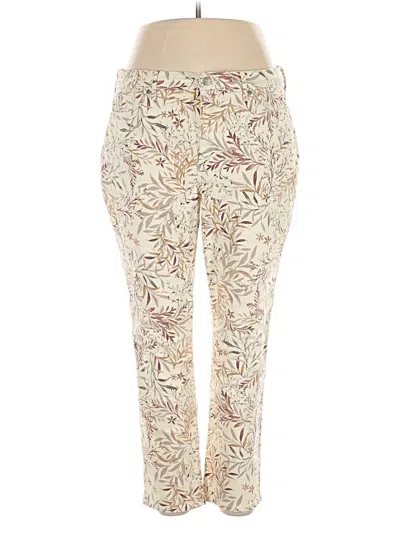 Pre-owned Nydj Jeggings In White