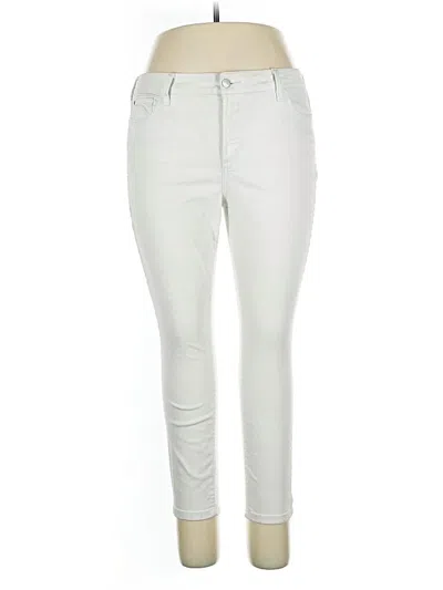 Pre-owned Nydj Jeggings In White