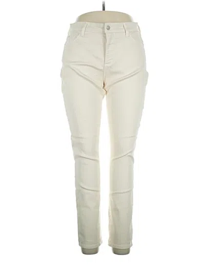 Pre-owned Nydj Jeggings In White
