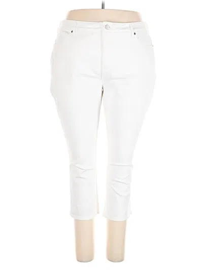 Pre-owned Nydj Jeggings In White