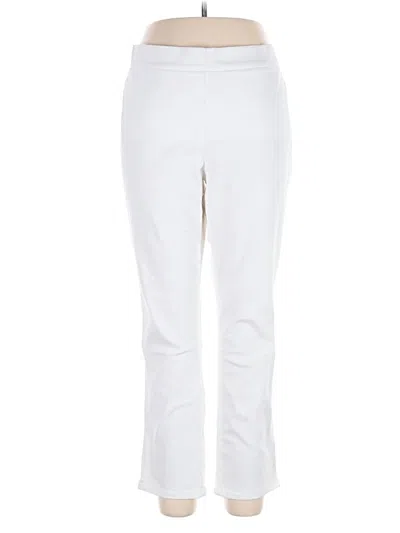 Pre-owned Nydj Jeggings In White