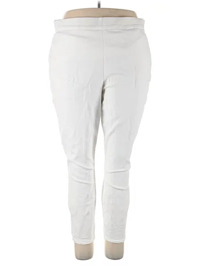 Pre-owned Nydj Jeggings In White