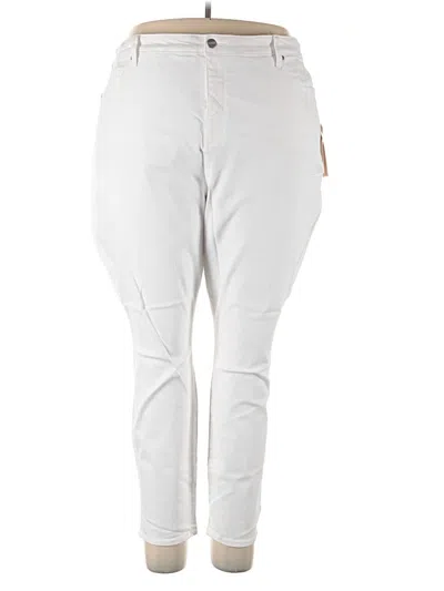 Pre-owned Nydj Jeggings In White