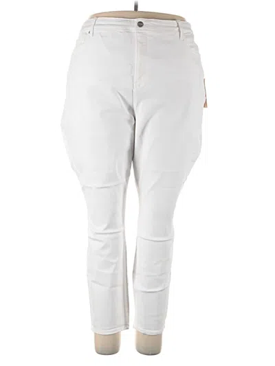 Pre-owned Nydj Jeggings In White
